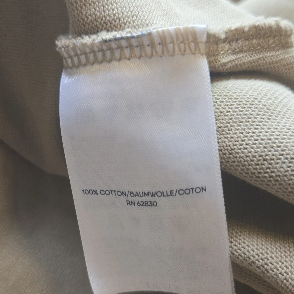 Lands' End Girls Beige Ribbed Skort